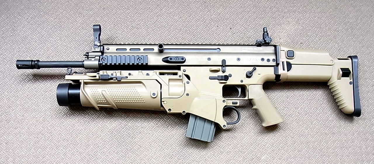 ARES SCAR-L with EGLM グレネードランチャー : りぅまるのにっき ﾂｳﾞｧｲ