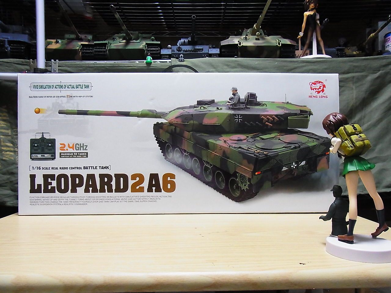 ヘンロン 1/16 レオパルト2A6 : りぅまるのにっき ﾂｳﾞｧｲ