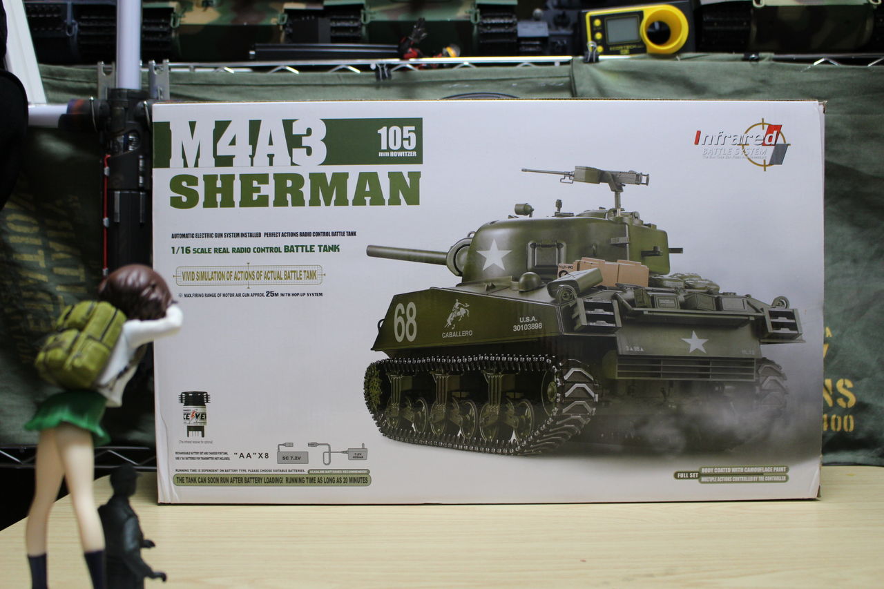 ヘンロン 1/16 M4A3シャーマン リターンズ。 : りぅまるのにっき