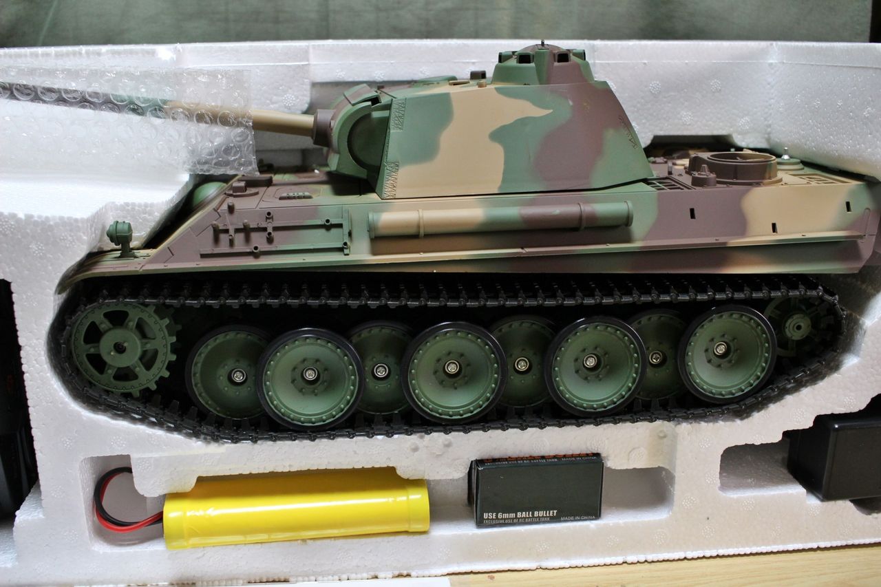 ヘンロン1/16パンターG 楽天市場】ラジコン戦車完成品ヘンロンHengLong 1/16 パンターG