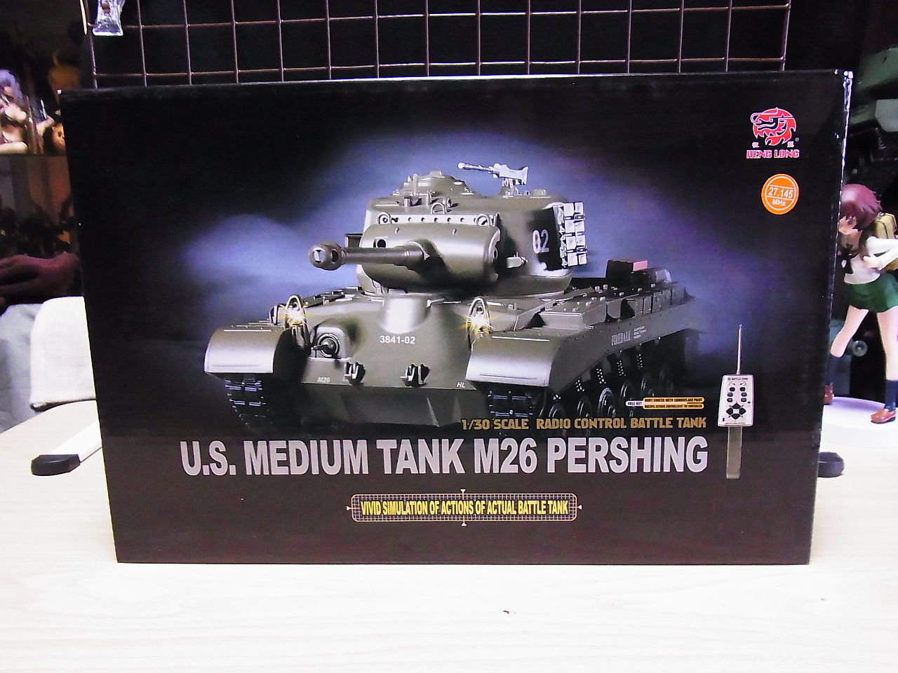 ヘンロン　1/16 M26パーシング　ラジコン 楽天市場】ラジコン戦車完成品ヘンロンHengLong 1/16 M26