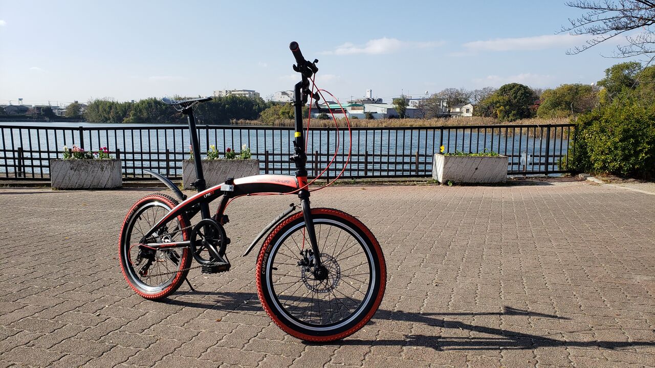 おりりたみ自転車 ハンドル調整