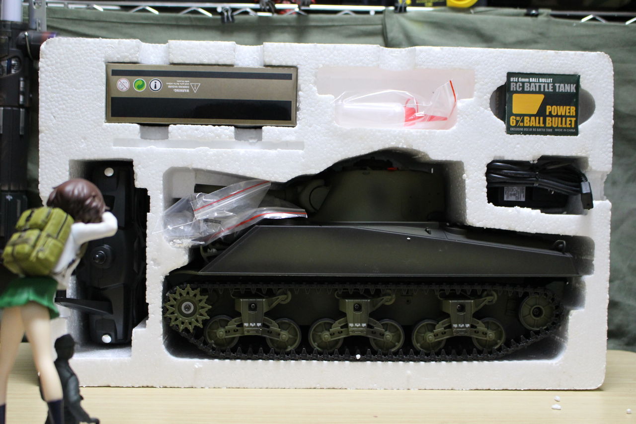 ヘンロン 1/16 M4A3シャーマン リターンズ。 : りぅまるのにっき ﾂｳﾞｧｲ