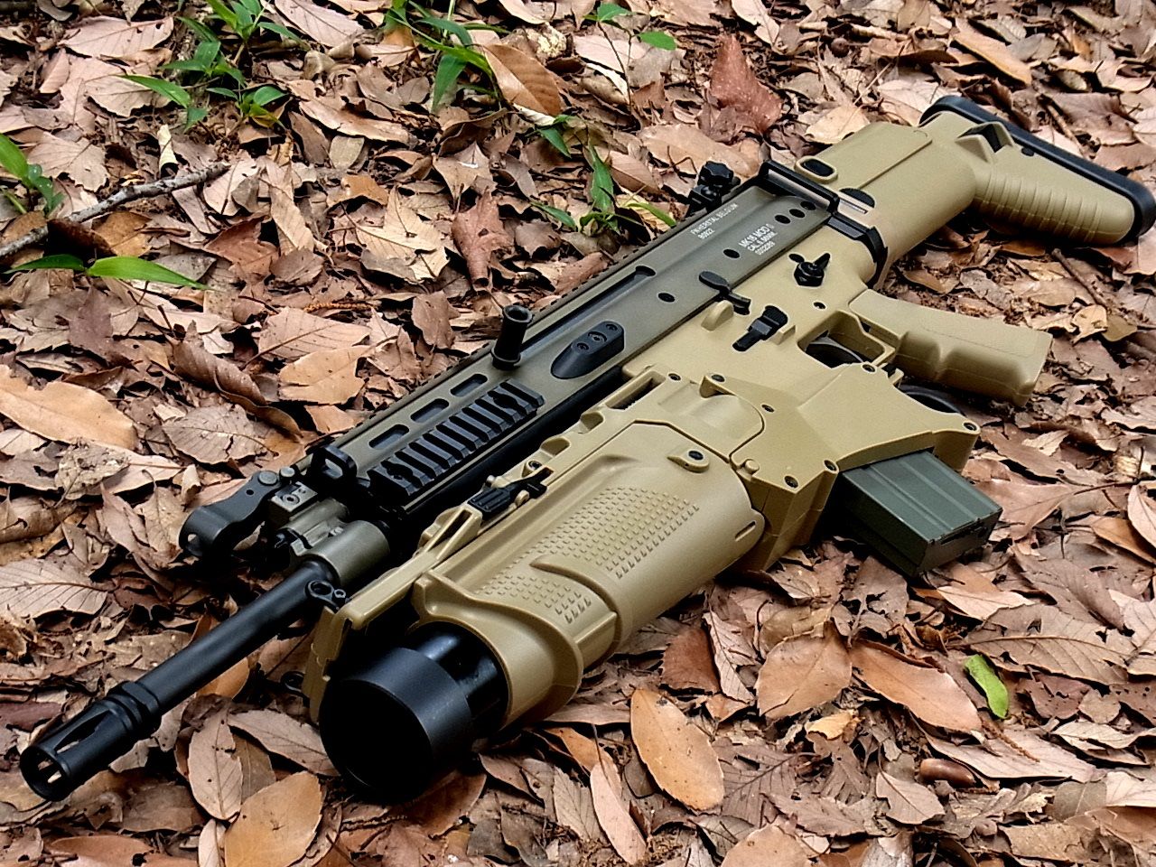 ARES SCAR-L with EGLM グレネードランチャー : りぅまるのにっき ﾂｳﾞｧｲ