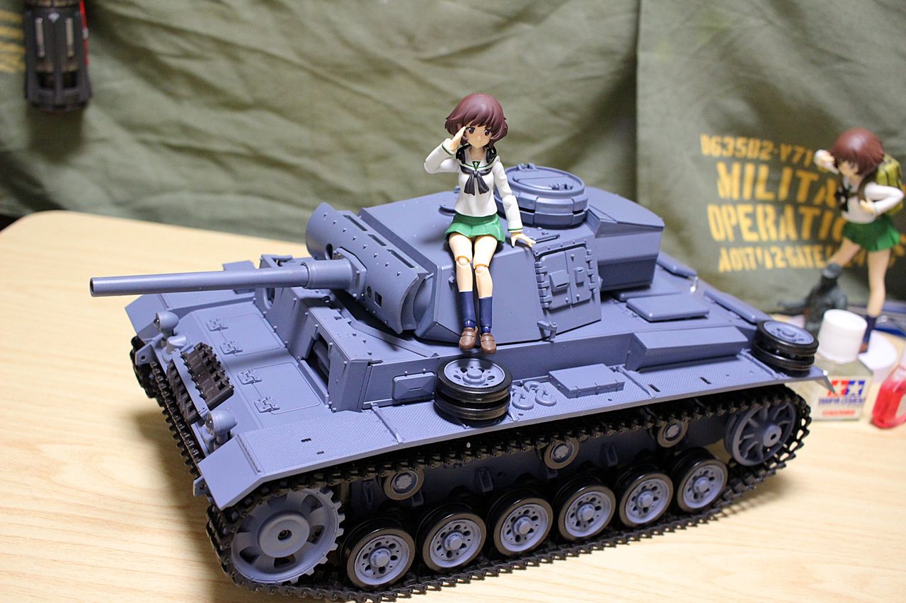 ヘンロン 1/16 Ⅲ号戦車 : りぅまるのにっき ﾂｳﾞｧｲ