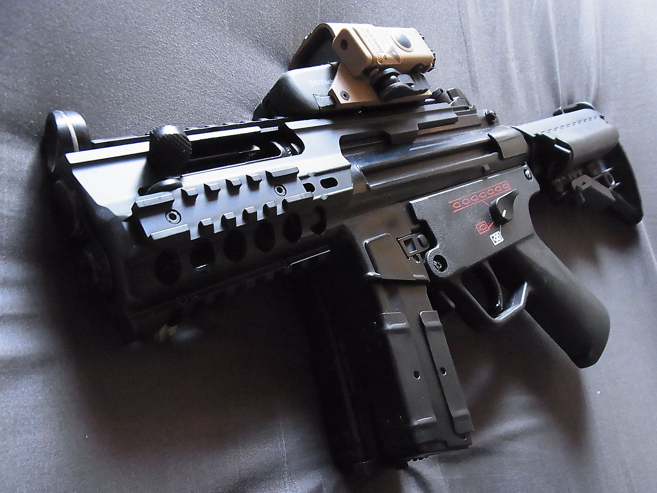 東京マルイ MP5 G3用ハイマウントベース with G3 SG-1 : りぅ