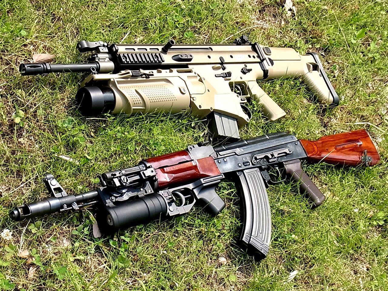 ARES SCAR-L with EGLM グレネードランチャー : りぅまるのにっき ﾂｳﾞｧｲ