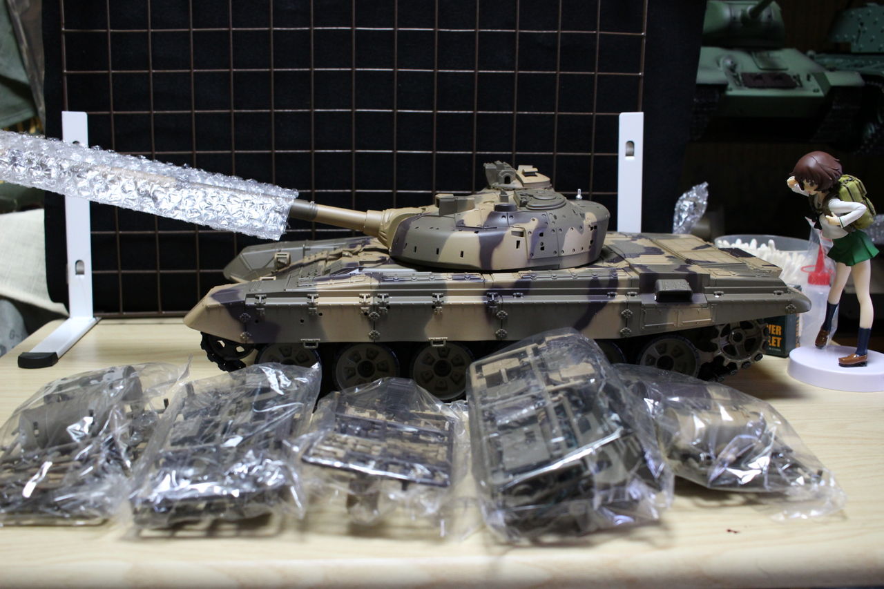 ヘンロン 1/16 T－90 アクセサリー取り付け （其の一） : りぅまるの