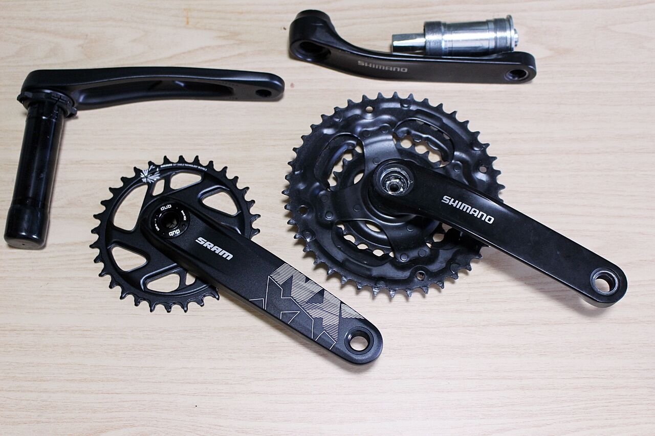 チェーンリングの交換。32T→36T : りぅまるのにっき ﾂｳﾞｧｲ