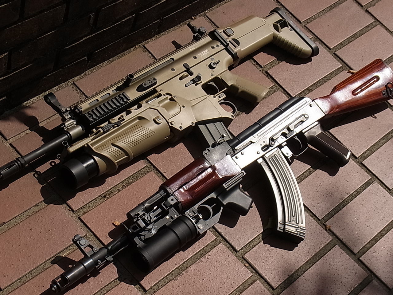 ARES SCAR-L with EGLM グレネードランチャー : りぅまるのにっき ﾂｳﾞｧｲ