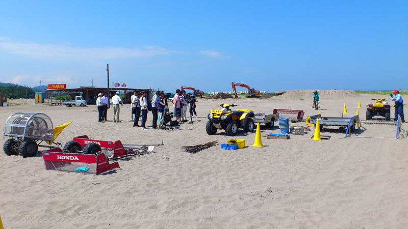 Hondaビーチクリーンキャラバン In 寺泊中央海水浴場 Primosado Weblog