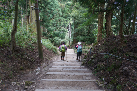 表参道はずーっと階段