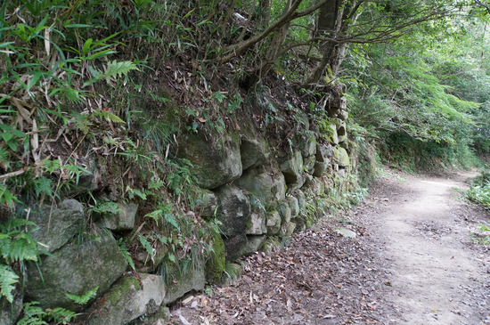 飯盛城石垣跡