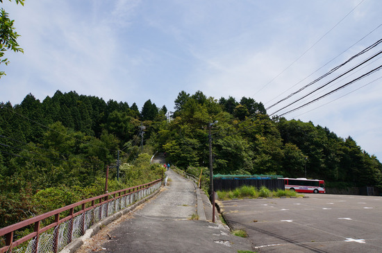 比叡山頂への道