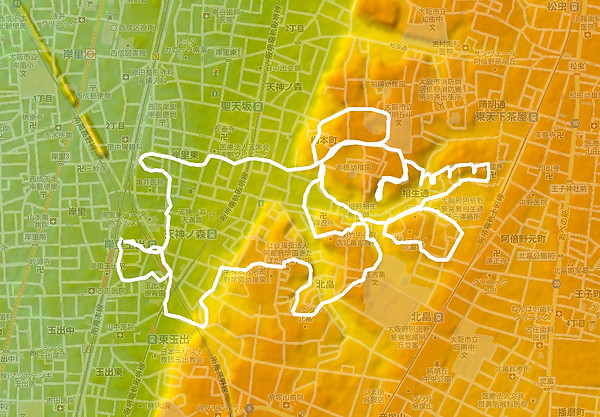 地形図に象