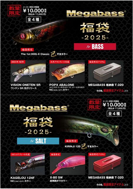 メガバス福袋予約 : ダックのBLOG メガバス福袋予約 : ダックのBLOG