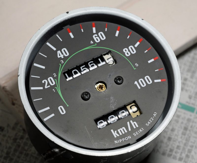 スピードメーター分解 : ホンダTL125イーハトーブ整備とツーリング記録