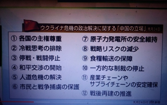 ■中国提案の和平プラットフォームは、平和のチャンス!!これを生かす平和を作り出す子ども達の結集を呼び掛ける■中露経済協力合意文書の中身は?