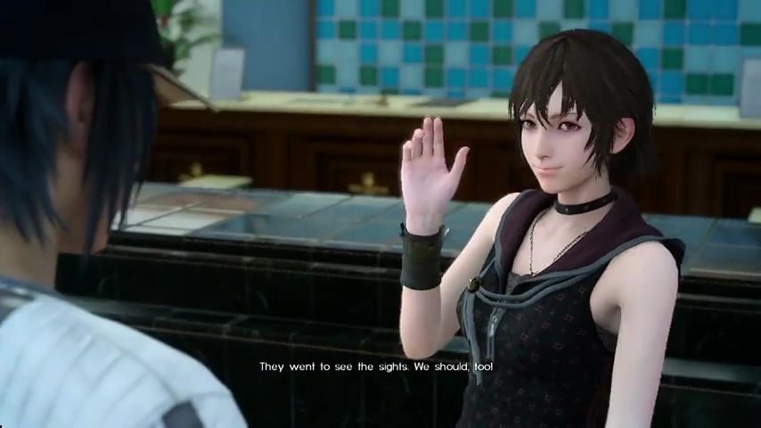 ファイナルファンタジー15 イリスとシドニーの可愛い画像を多数キャプチャ ギャルゲー化はよ 笑 ゲームかなー