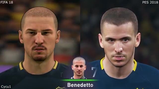 Fifa18 ウイイレ18 比較映像公開 やっぱウイイレの方が似てる 笑 ゲームかなー