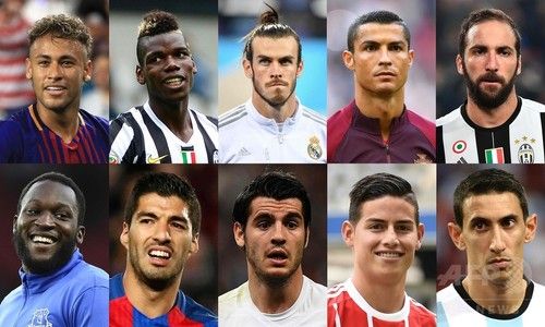サッカー選手 移籍金ランキングが更新 やはりネイマールの約290億円がダントツ 笑 クリロナの122億円が安く感じる ゲームかなー サッカー選手 移籍金ランキングが更新 やはりネイマールの約290億円がダントツ 笑 クリロナの122億円が安く感じる ゲームかなー