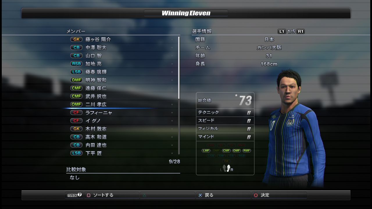 ウイイレ J Leagueパック を購入してみた ゲームかなー