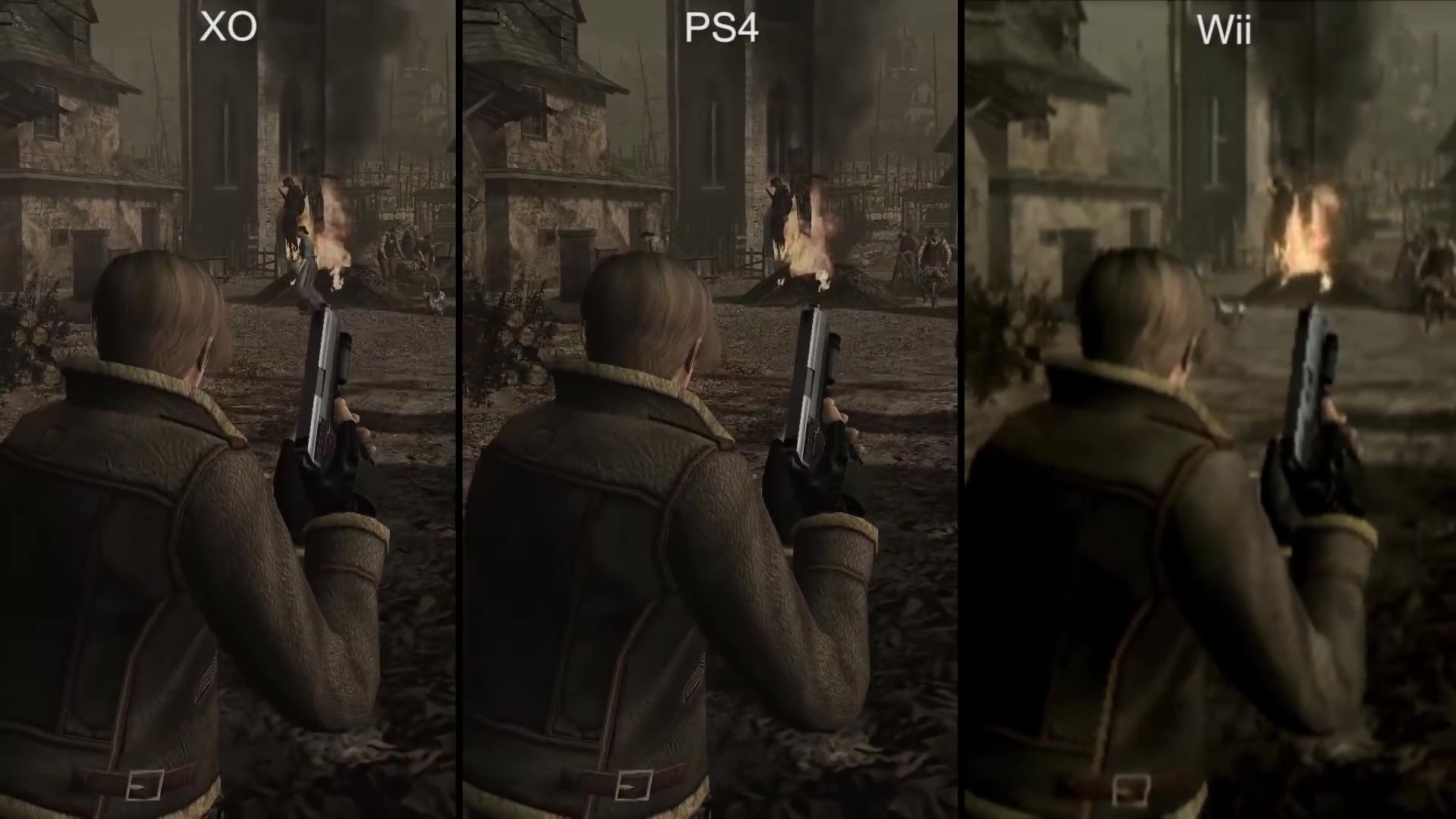 バイオハザード4 Ps4 Xb1リマスターとgc Ps2 Ps3版の比較映像が公開 ゲームかなー バイオハザード4 Ps4 Xb1リマスターとgc Ps2 Ps3版の比較映像が公開 ゲームかなー