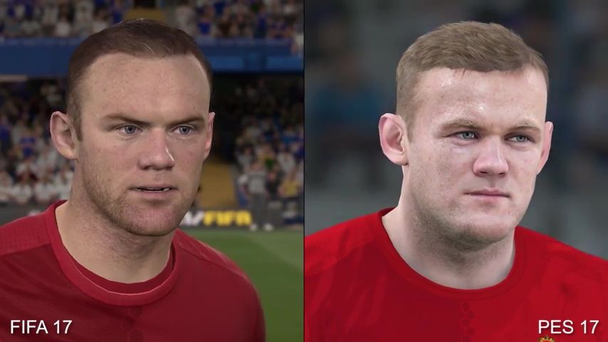 どちらがリアル Fifa17 Vs ウイイレ17 グラフィック対決 ゲームかなー
