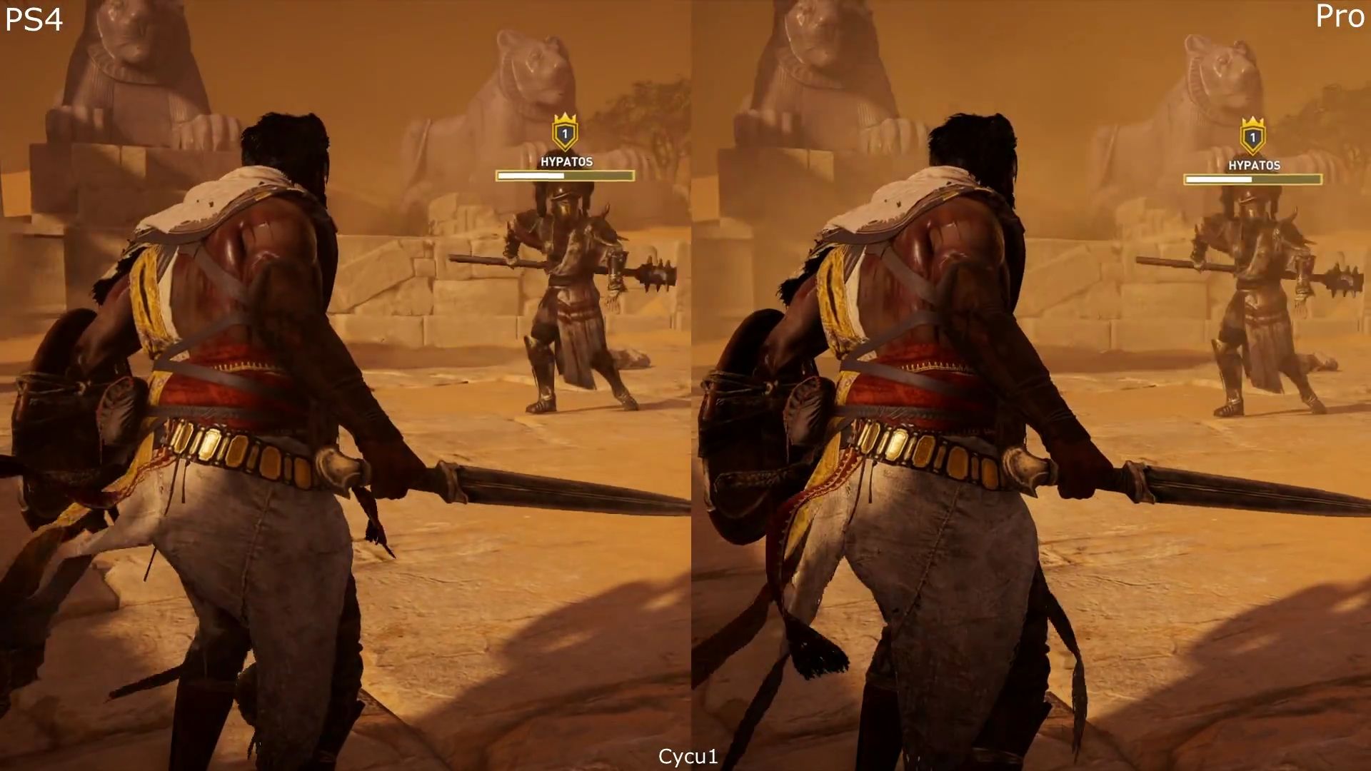 アサシンクリード オリジンズ Ps4とps4 Proの比較映像 ゲームかなー