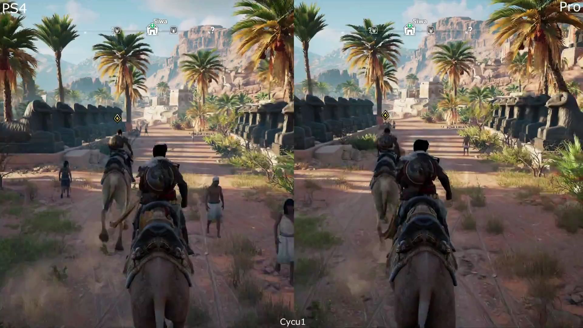 アサシンクリード オリジンズ Ps4とps4 Proの比較映像 ゲームかなー アサシンクリード オリジンズ Ps4とps4 Proの比較映像 ゲームかなー
