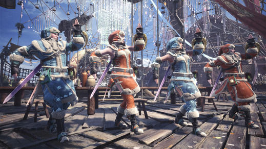 【MHW】煌めきの宴がスタート！集会嬢や受付嬢が激ｶﾜ衣装に！他ゴワゴワの怨念やオリオンまとめ【モンハンワールド】