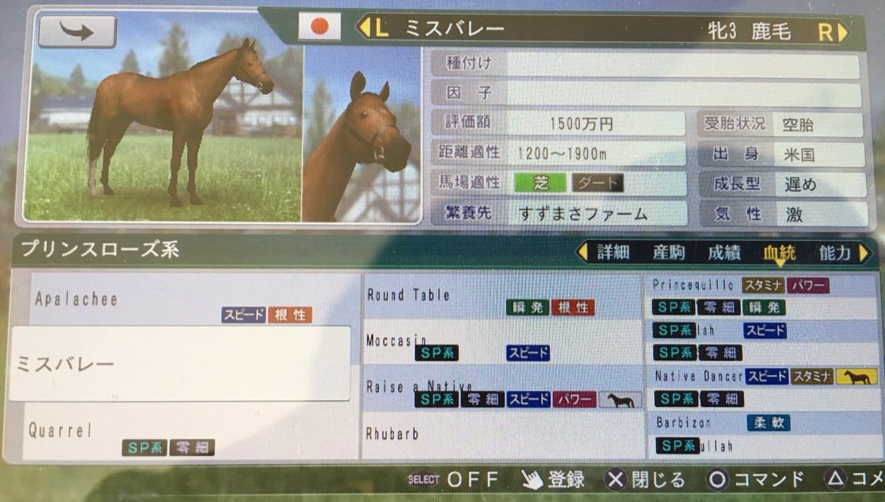 Psvita ウイニングポスト8 17 01 毎作安定のアンジェリカ Pdsbox Diary