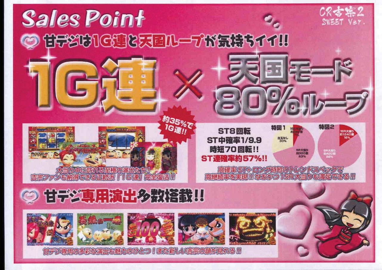 大都 Cr吉宗2sweet Ver 営業資料 P S Enter Blog