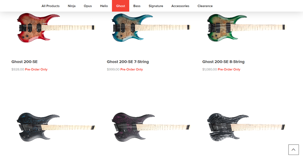 Legator Guitarsのヘッドレスや多弦の新製品が気になる》 : アキラの