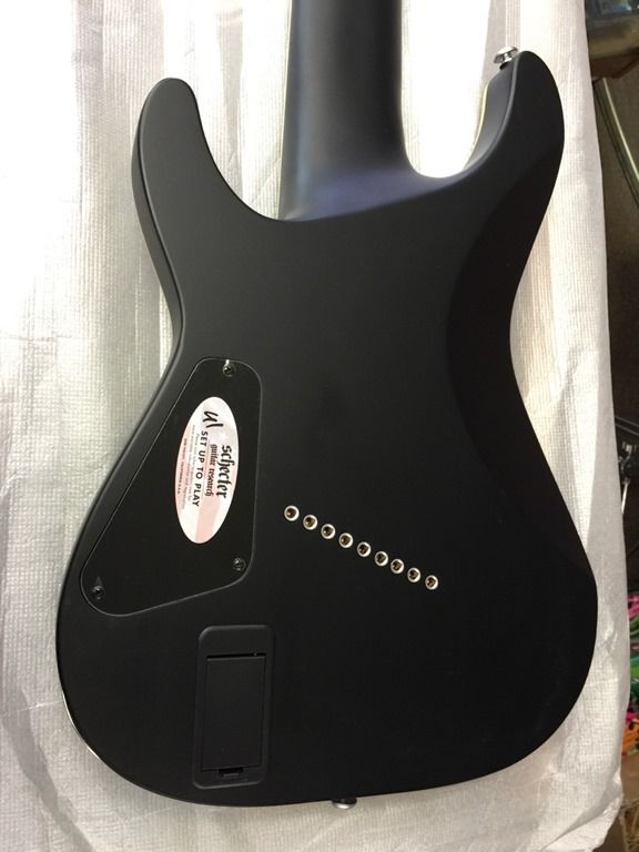 SCHECTERの9弦Damien Platinumのファンフレットモデルのプロトタイプが