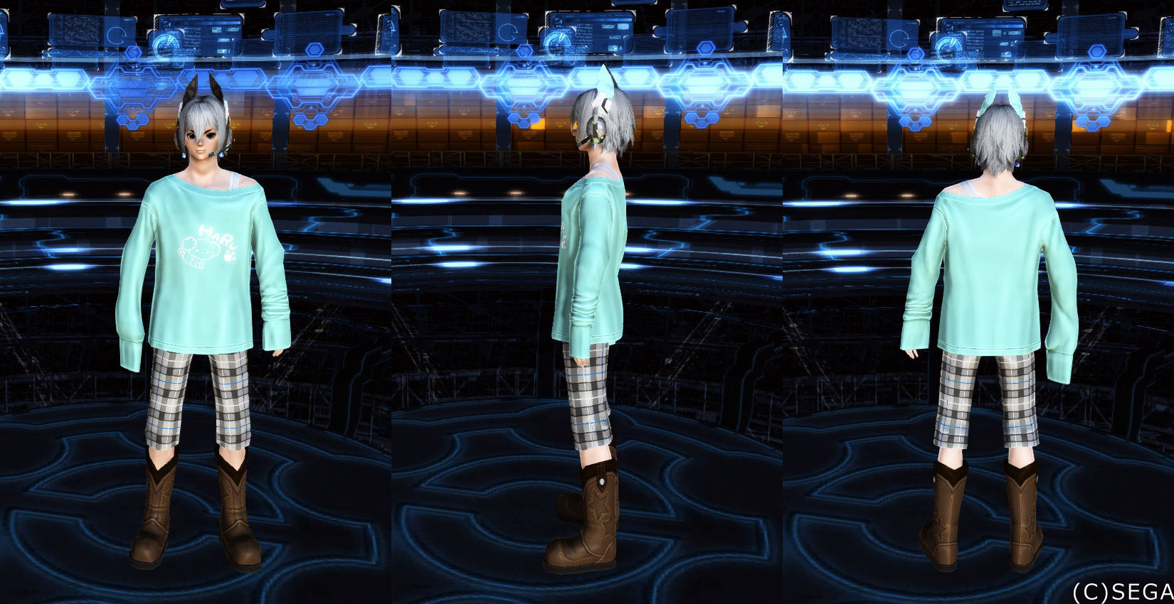 L006 ぶかぶかｔシャツ Pso2 メンズファッション通信