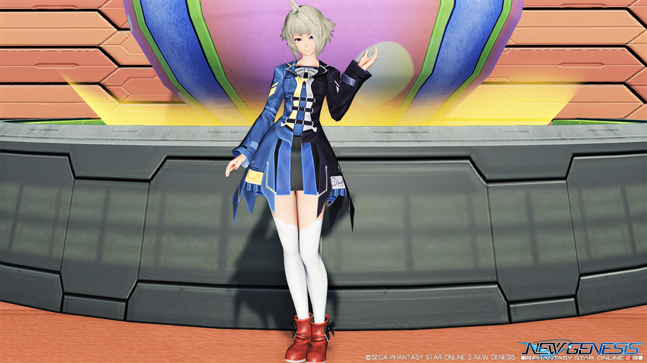 Pso2 Ngs Arksコーディネート部 ストライプワンピース Ba Pso2 Ngs Arksコーディネート部 ストライプワンピース Ba