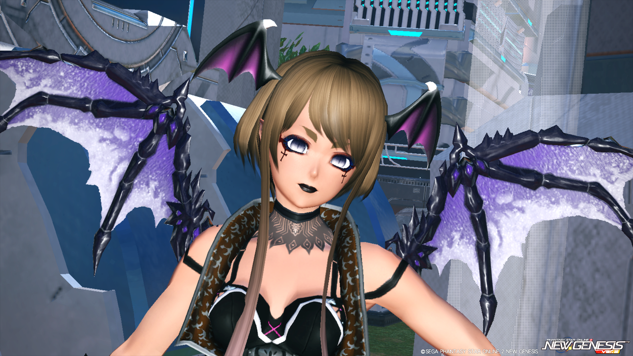 《PSO2･NGS》ARKSコーディネート部｡:《PSO2》♡スイートシ[Ou]＋ネイ[Ba]の小悪魔風コーデ
