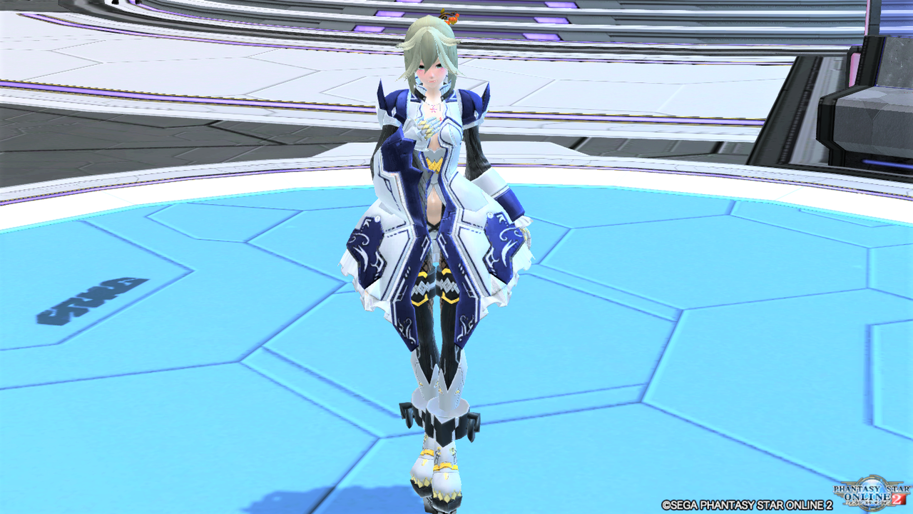 Pso2 Arksコーディネート部 耳はねっ毛エクステ