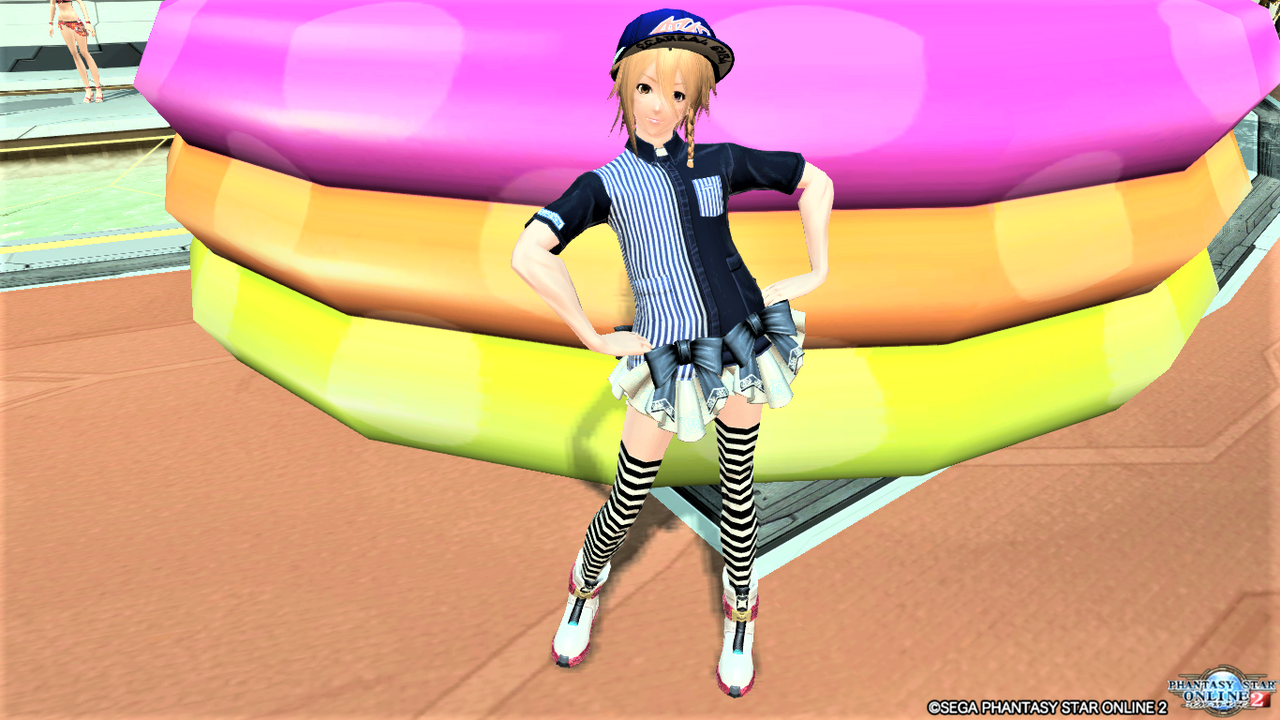 希少　PSO2　Tシャツ　リリーパ　ローソン　コラボ　Lサイズ PSO2 Tシャツ リリーパ ローソン コラボ Lサイズ ぶかぶかTシャツM