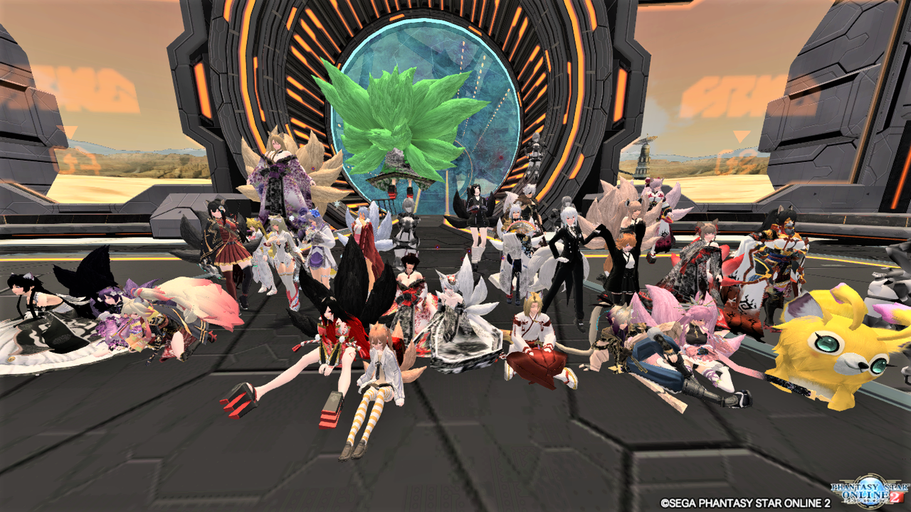 Pso2 Arksコーディネート部 カンナギツバキ Ou