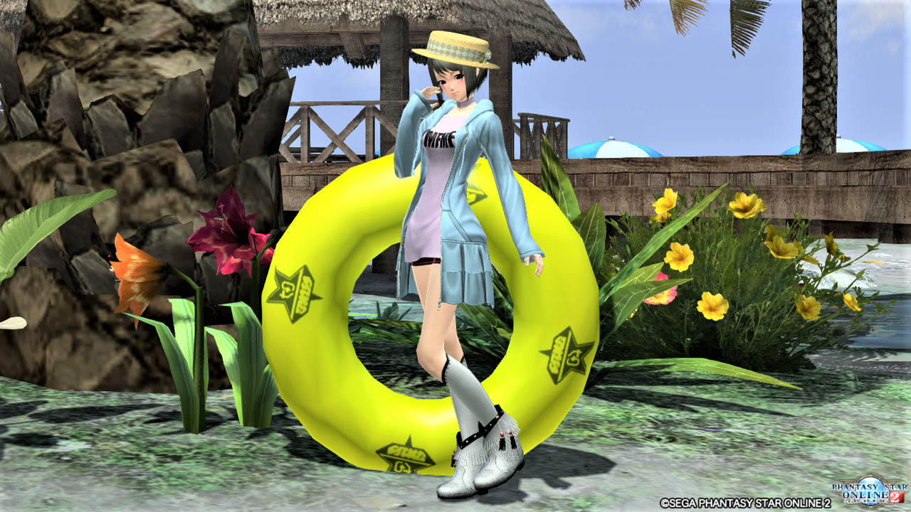 《PSO2･NGS》ARKSコーディネート部｡:《PSO2》♡フリル[Ou]＋MFDB[Ba]のコーデ