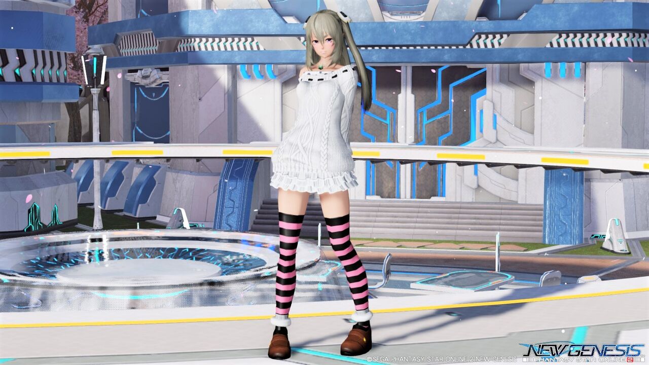 Pso2 Ngs Arksコーディネート部 オフショルダーニット Ou
