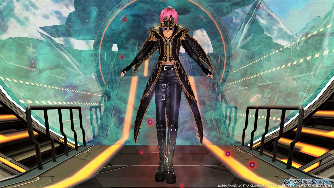 《PSO2･NGS》ARKSコーディネート部｡:《PSO2》イービル[Ou]＋メッシュ[Ba]のコーデ
