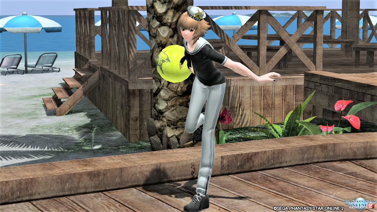 Pso2 Arksコーディネート部 Pso2 男子体操服 ｂａ でラッピーの水兵さん コーデ