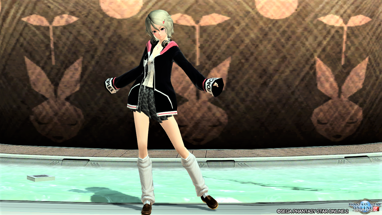 Pso2 Arksコーディネート部 ロング袖パーカーf Ou