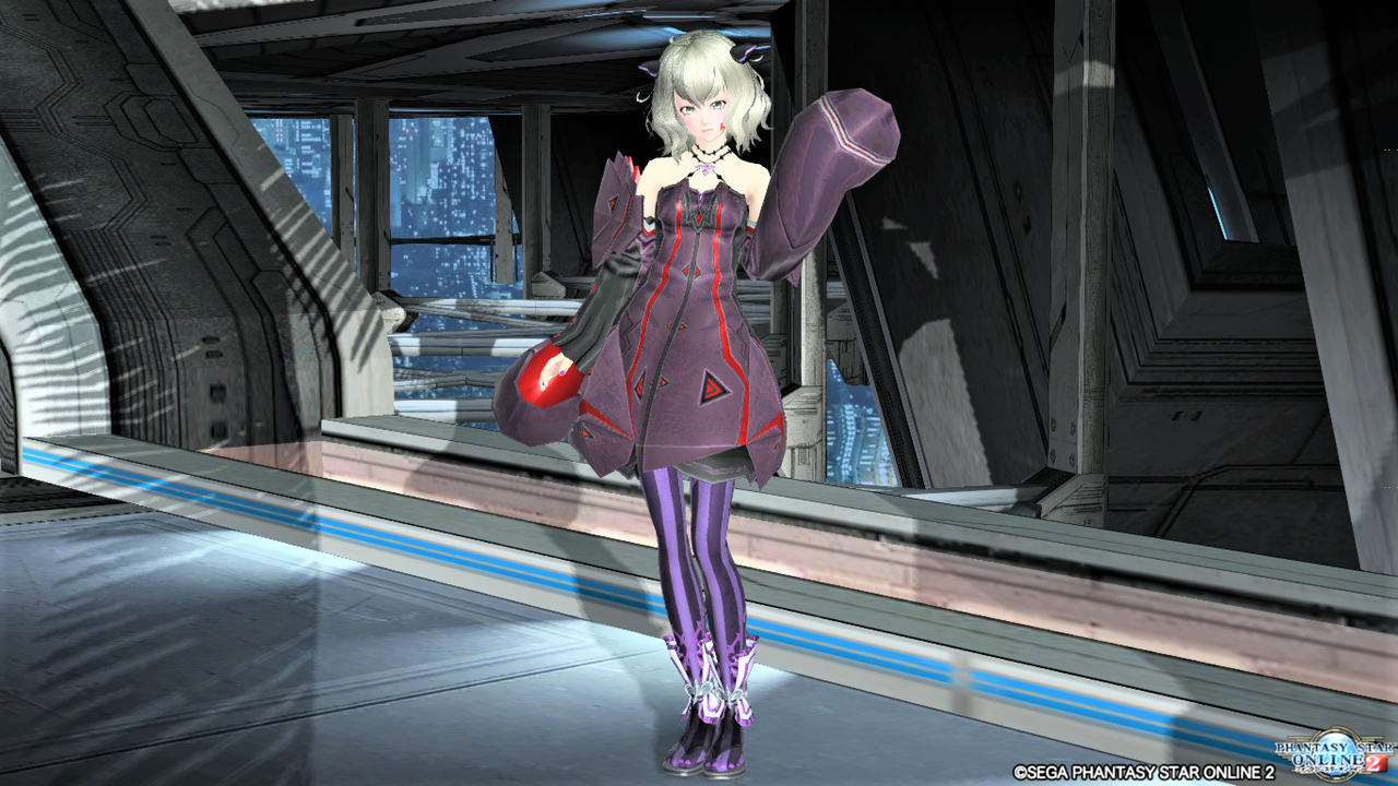 Pso2 Arksコーディネート部 ゴシックミニドレス Ba