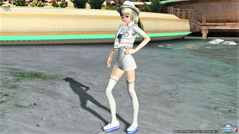 《PSO2･NGS》ARKSコーディネート部｡:《PSO2》♡ミニダウン[Ou]＋MFDB[Ba]のコーデ