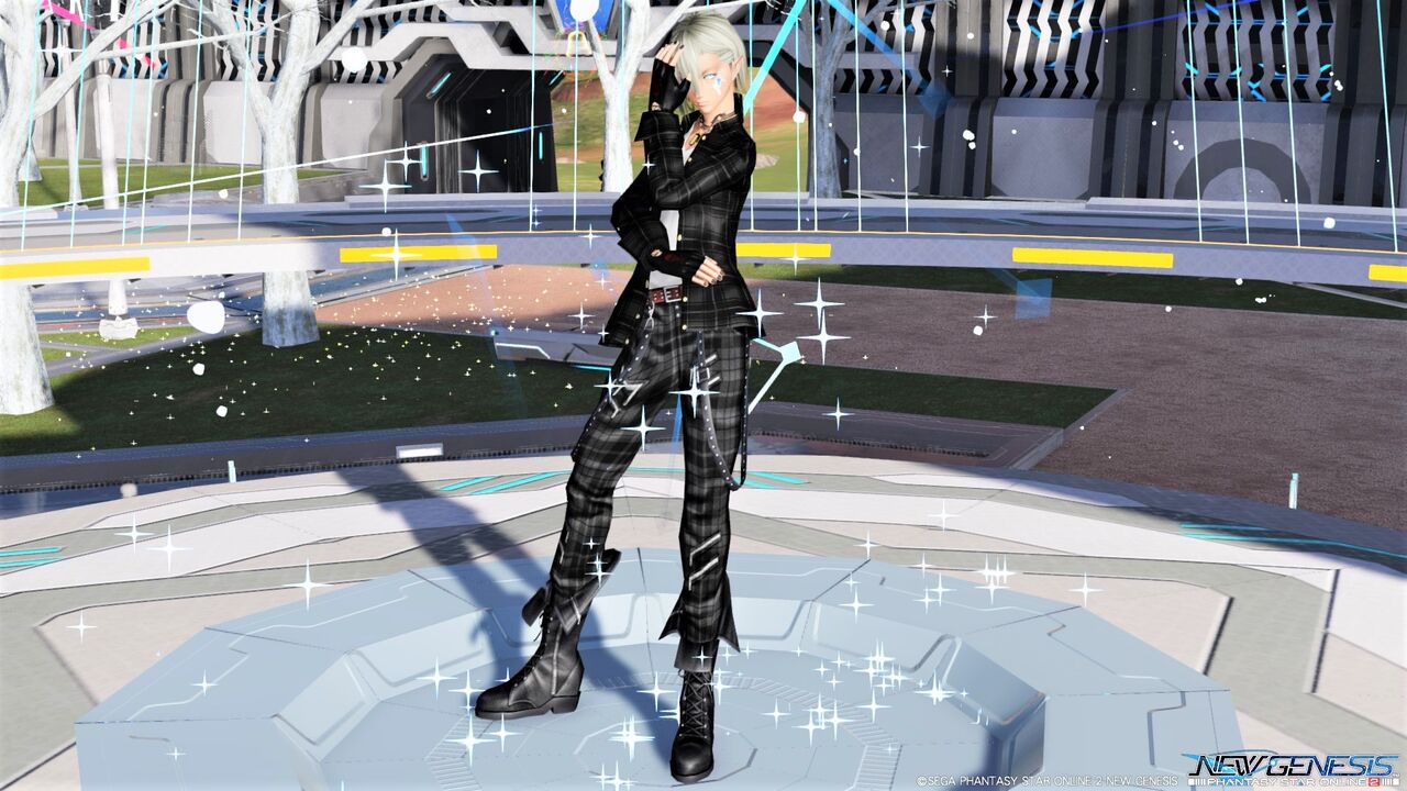 《PSO2･NGS》ARKSコーディネート部｡:《PSO2》チェック[Ou]＋トルネオ[Ba]のコーデ