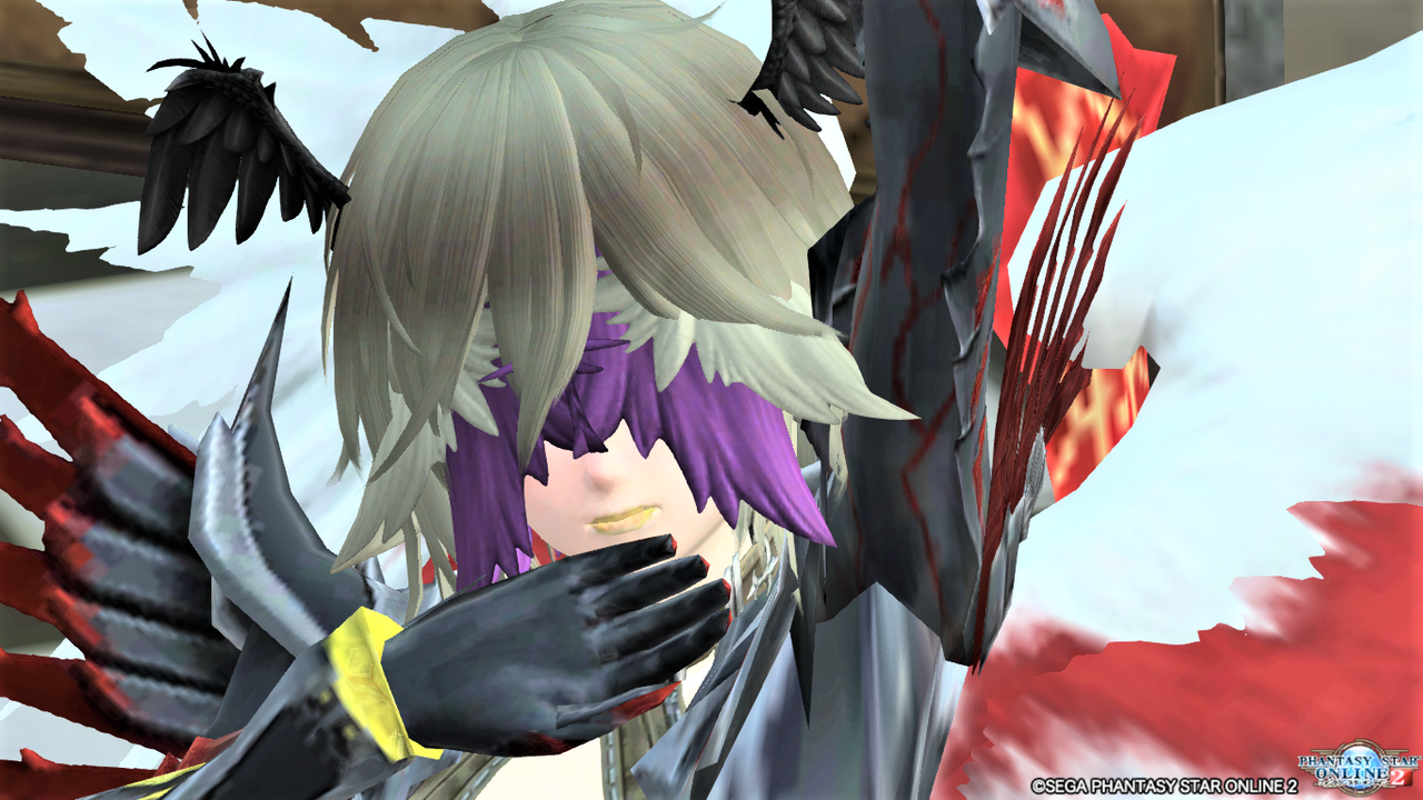 Pso2 Arksコーディネート部 紅霞のネコ耳型ヘアアクセ